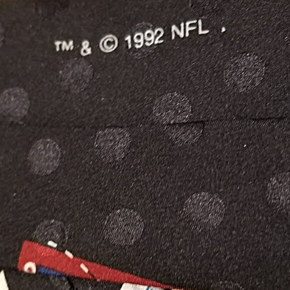 Vintage RM Style NFL Football America's Favorite Sport Men Silk Necktie Tie 55.5 - Picture 5 of 6
